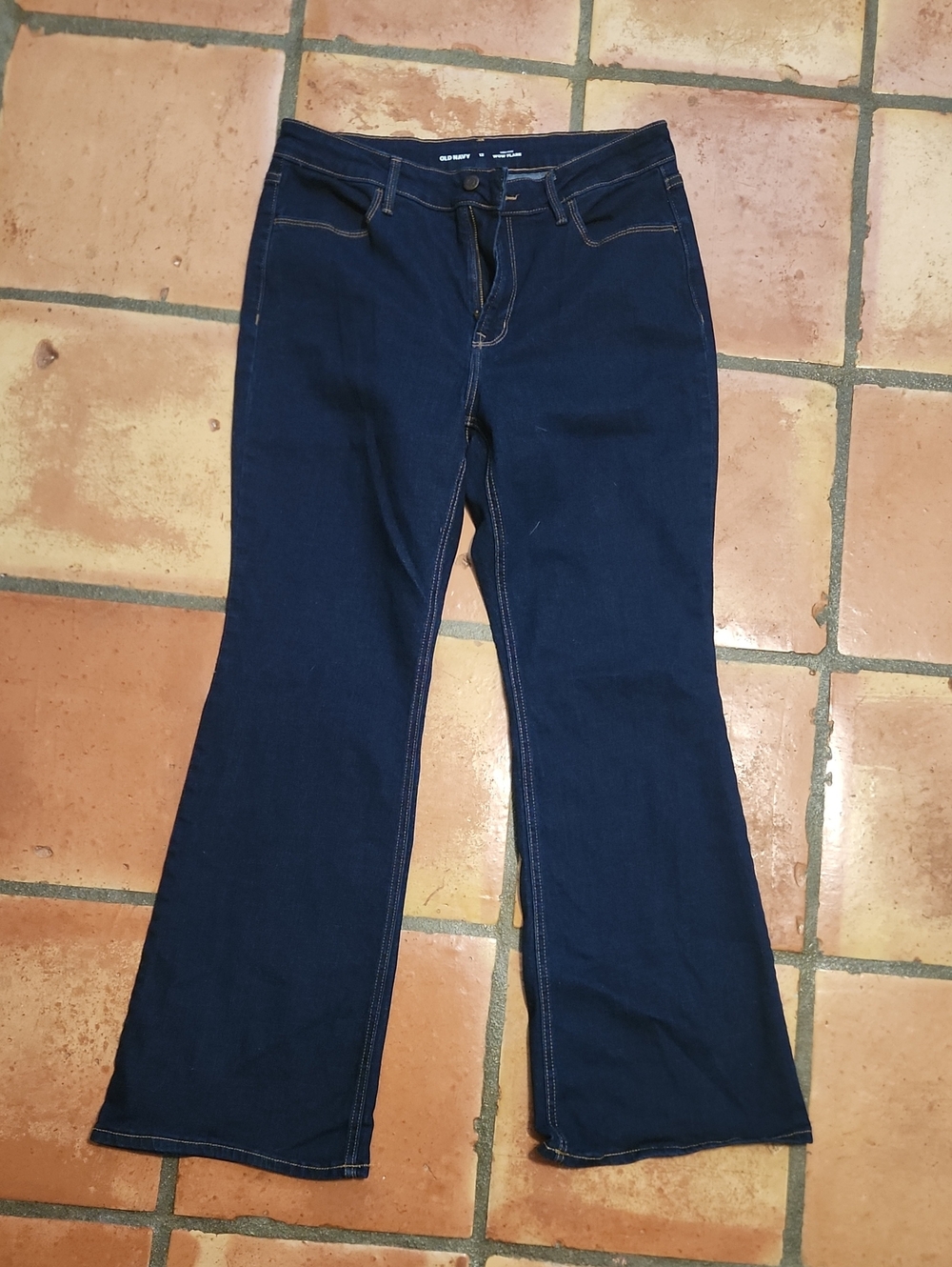 Old Navy Dark Blue Flare Jeans